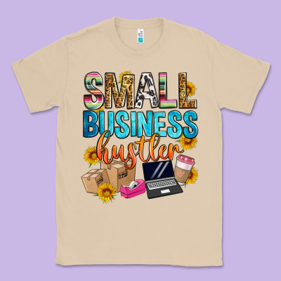 Small Business Hustler Classic Tee Designed By Zillion Design Studio