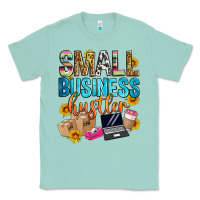Seafoam small business hustler Classic Tee - Zillion Design Studio