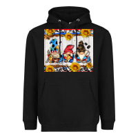 Black hockey gnomes Heavyweight Hoodie - AdoDesignShop