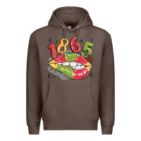 Coffee 1865 juneteenth lips Premium Hoodie - MaliasSmallBusiness