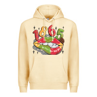 Pina Colada 1865 juneteenth lips Premium Hoodie - MaliasSmallBusiness