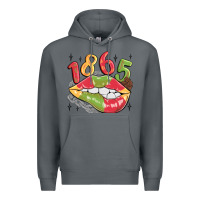 Rock 1865 juneteenth lips Premium Hoodie - MaliasSmallBusiness