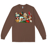 Chestnut rooster coffee cups Long Sleeve Tee - Zillion Design Studio