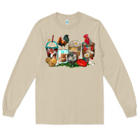 Mushroom rooster coffee cups Long Sleeve Tee - Zillion Design Studio