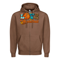 Chestnut love basketball Zipper Hoodie - HRA Design Shop