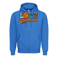 True Royal love basketball Zipper Hoodie - HRA Design Shop