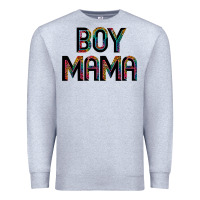 Heather Grey boy mama Premium Sweatshirt - JahusDesignShop