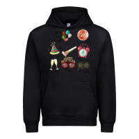 Black happy new year Urban Hoodie - MaliasSmallBusiness
