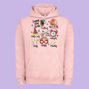 Happy New Year Urban Hoodie Designed By Maliassmallbusiness