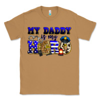 Toasted Coconut my daddy is my hero police Classic Tee - Zillion Design Studio