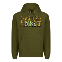 Army Green be the light Premium Hoodie - AdoDesignShop