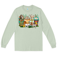 Matcha goats coffee cups Long Sleeve Tee - Zillion Design Studio