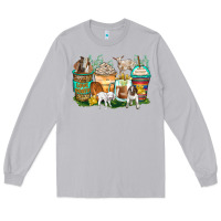Moon Dust goats coffee cups Long Sleeve Tee - Zillion Design Studio
