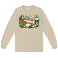 Mushroom goats coffee cups Long Sleeve Tee - Zillion Design Studio