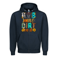 Navy rub some dirt on it basketball Zipper Hoodie - HRA Design Shop