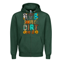 Sports Green rub some dirt on it basketball Zipper Hoodie - HRA Design Shop