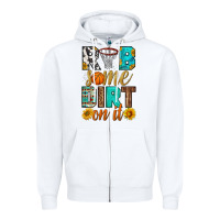 White rub some dirt on it basketball Zipper Hoodie - HRA Design Shop