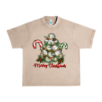 French Oak Merry Christmas Volleyball Urban Heavy Tee - RanaPortraitStore