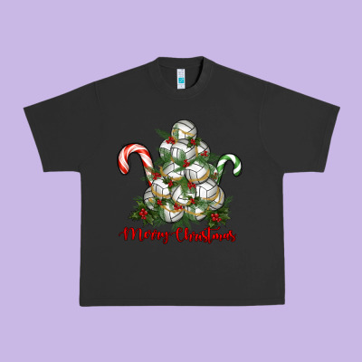 Urban Heavy Tee Merry Christmas Volleyball