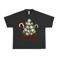 Pigment Black Merry Christmas Volleyball Urban Heavy Tee - RanaPortraitStore