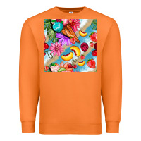 Carrot flowers ice cream fruit Premium Sweatshirt - BundleAndBundleShop