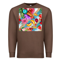 Chestnut flowers ice cream fruit Premium Sweatshirt - BundleAndBundleShop