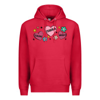 Cardinal tacos tequila anxiety Premium Hoodie - MaliasSmallBusiness