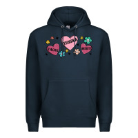 Navy tacos tequila anxiety Premium Hoodie - MaliasSmallBusiness