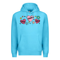 Ocean Blue tacos tequila anxiety Premium Hoodie - MaliasSmallBusiness