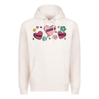 Pale Pink tacos tequila anxiety Premium Hoodie - MaliasSmallBusiness