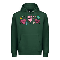 Sports Green tacos tequila anxiety Premium Hoodie - MaliasSmallBusiness