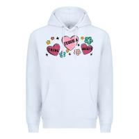 White tacos tequila anxiety Premium Hoodie - MaliasSmallBusiness