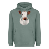 Sage White Cute Calf Heavyweight Hoodie - JahusDesignShop