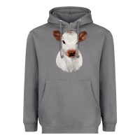 Storm White Cute Calf Heavyweight Hoodie - JahusDesignShop
