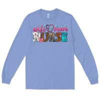 Colony Blue wife mom nurse Long Sleeve Tee - texasbilliewilder