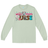 Matcha wife mom nurse Long Sleeve Tee - texasbilliewilder