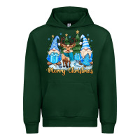 Forest Green merry christmas gnome Urban Hoodie - MaliasSmallBusiness