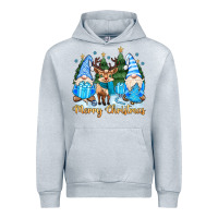 Heather Grey merry christmas gnome Urban Hoodie - MaliasSmallBusiness