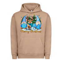 Pigment Burro merry christmas gnome Urban Hoodie - MaliasSmallBusiness