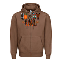 Chestnut howdy fall Zipper Hoodie - CowhideDigitalArt