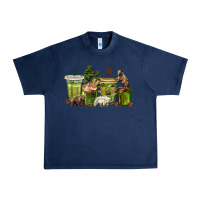Navy bear coffee cups Urban Heavy Tee - texasbilliewilder