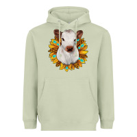 Matcha sunflower heifer Heavyweight Hoodie - JahusDesignShop