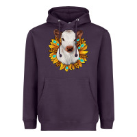 Plum sunflower heifer Heavyweight Hoodie - JahusDesignShop
