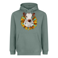 Sage sunflower heifer Heavyweight Hoodie - JahusDesignShop