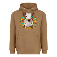 Toasted Coconut sunflower heifer Heavyweight Hoodie - JahusDesignShop