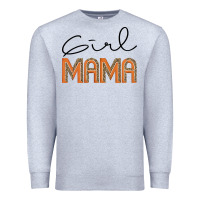 Heather Grey Girl mama Premium Sweatshirt - JahusDesignShop