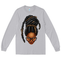 Moon Dust afro woman faux jumbo locs Long Sleeve Tee - texasbilliewilder