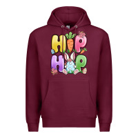 Burgundy easter hip hop Premium Hoodie - MaliasSmallBusiness