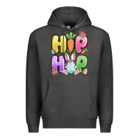 Charcoal Heather easter hip hop Premium Hoodie - MaliasSmallBusiness