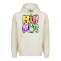 Oatmeal Heather easter hip hop Premium Hoodie - MaliasSmallBusiness